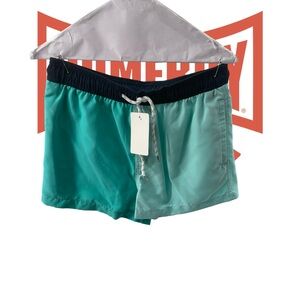 Original Use Teal and Navy Swim Shorts